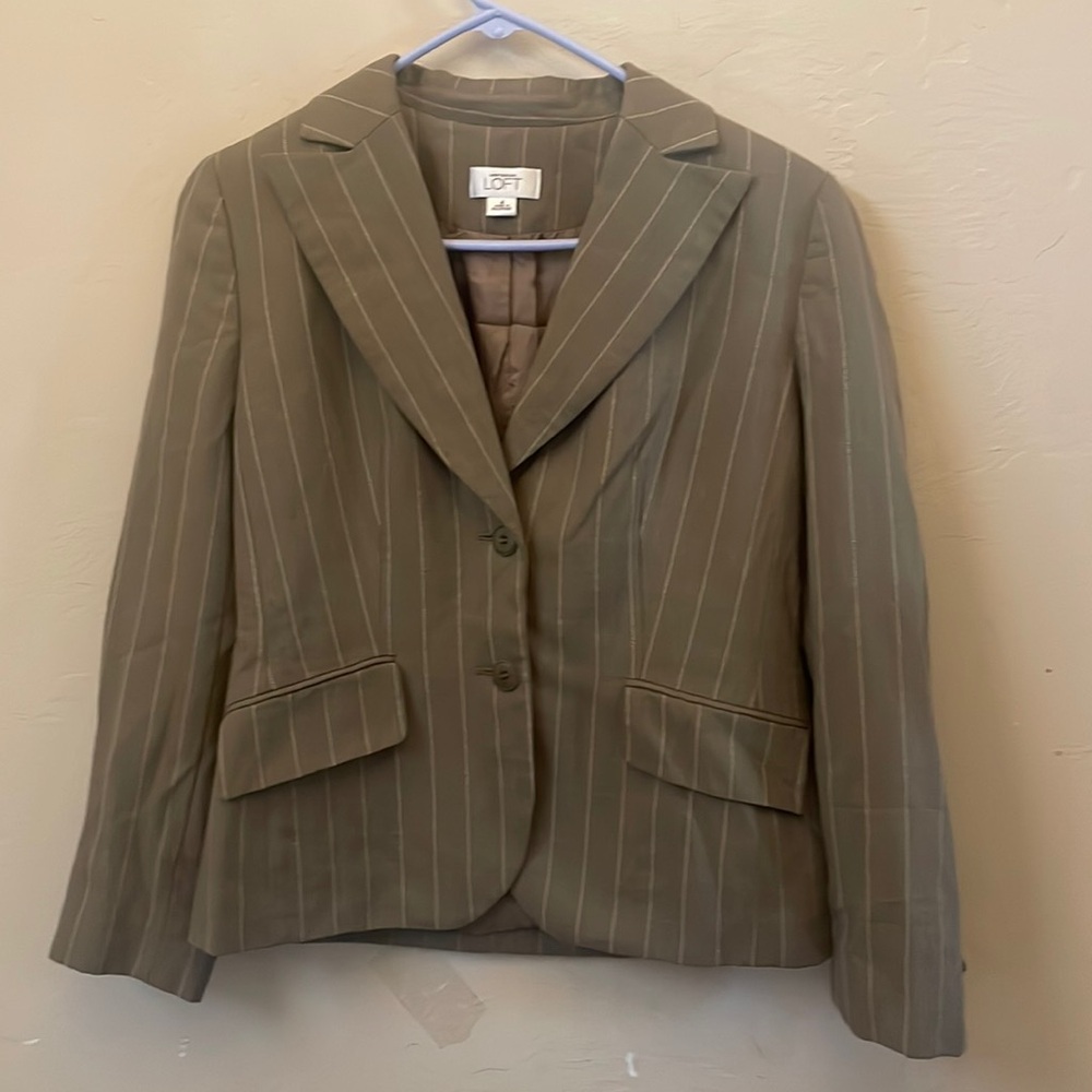 The Loft Wool Tan Blazer! 4